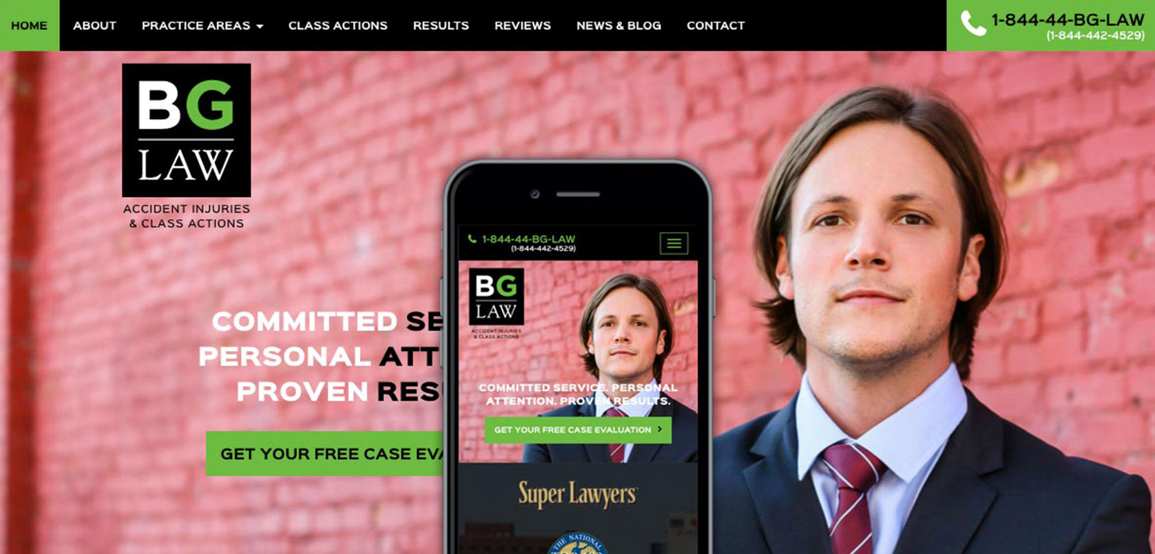 BG Law Website Design