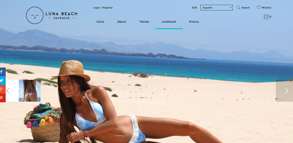 Luna Beach Website Design